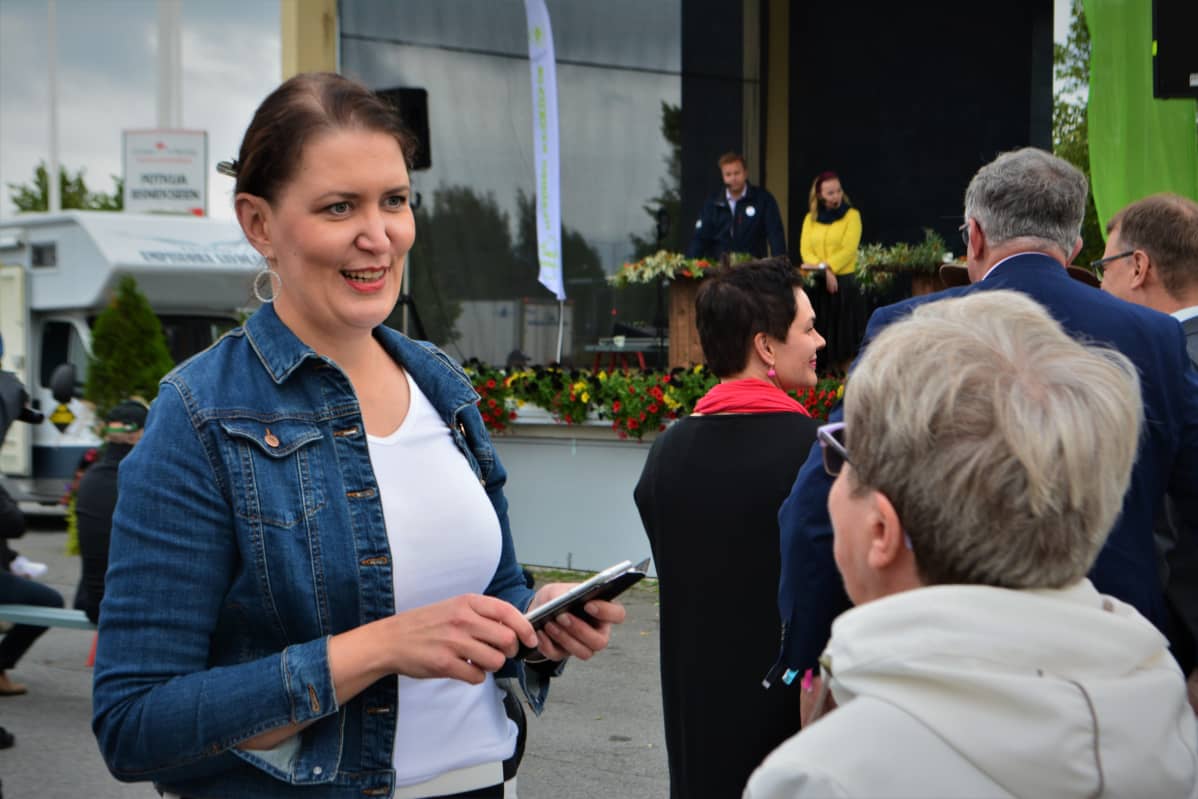 Keskustan puoluesihteeri Riikka Pirkkalainen