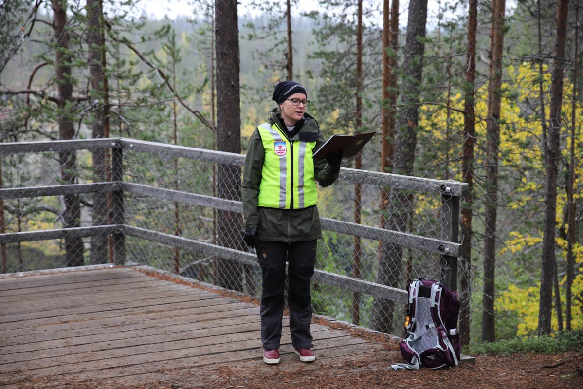 Anu Toivonen on Tunturi-Lapin turistipappi.