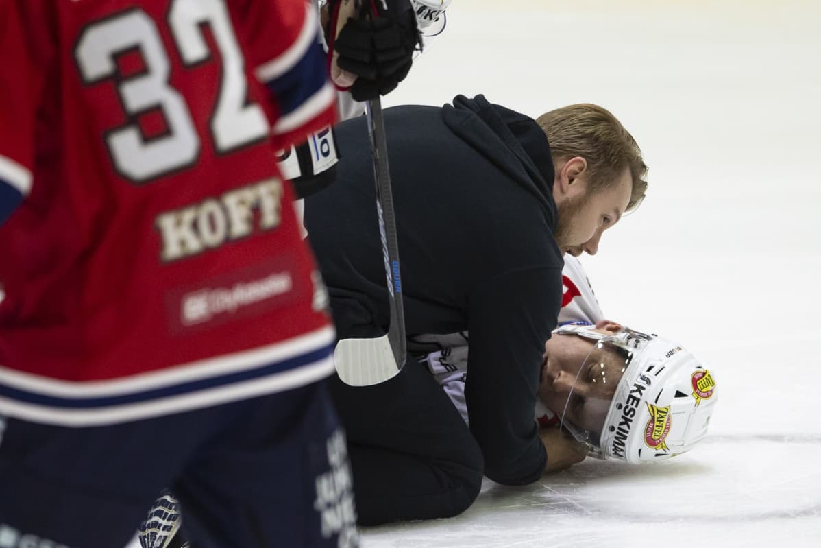 Anton Stråka loukkaantui HIFK:ta vastaan