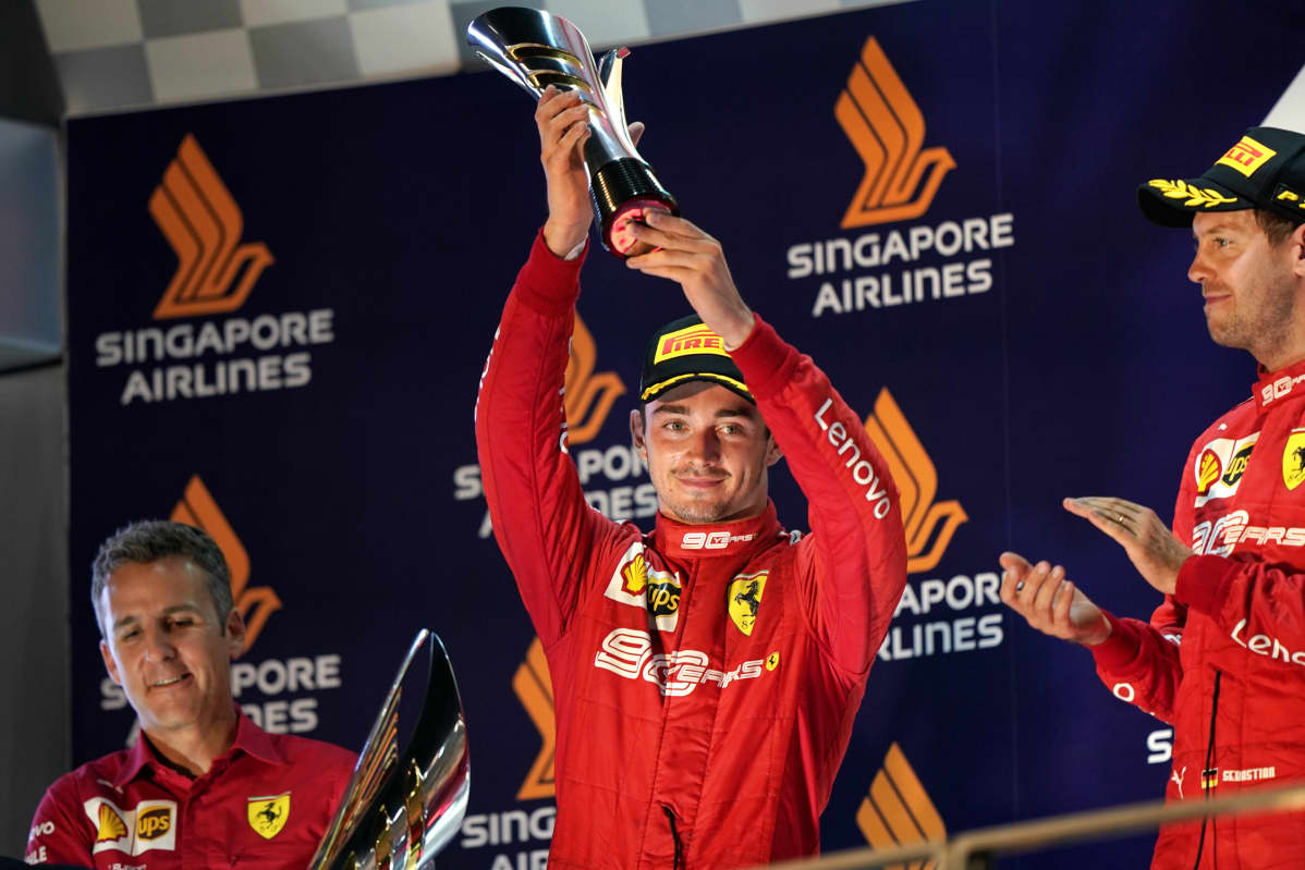 Charles Leclerc, Sebastian Vettel