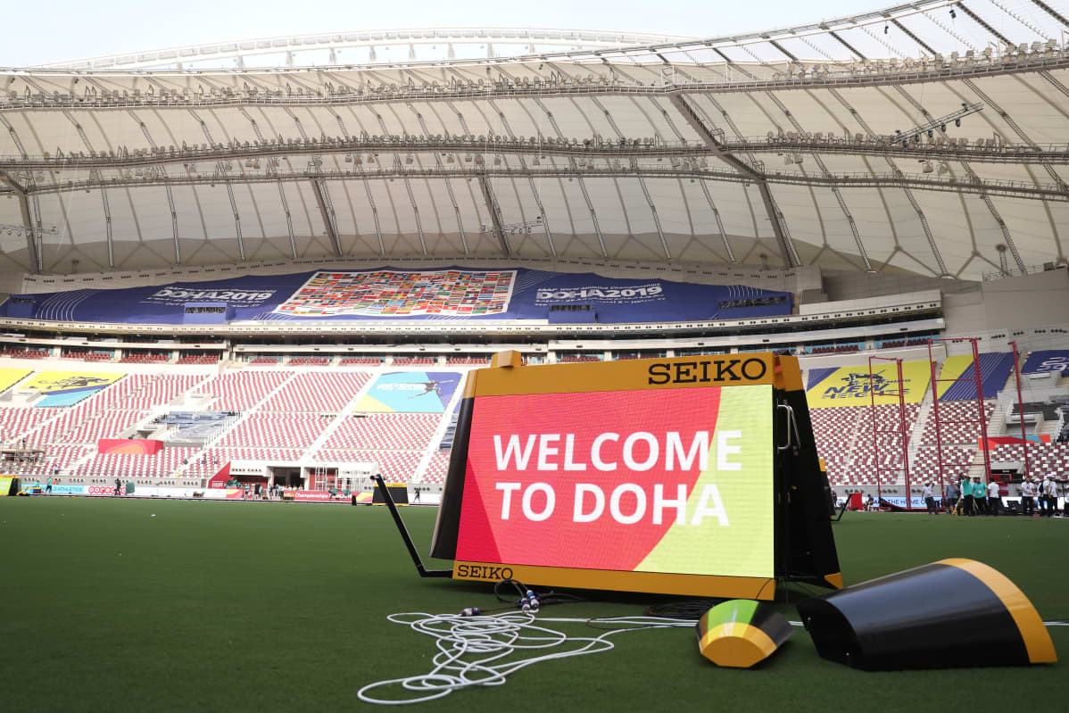 Dohan stadion Qatarissa.