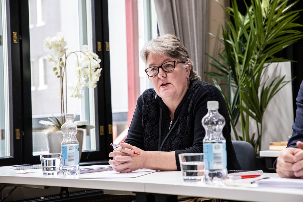 Birgitta Kankaanpää kertoo koulun tilanteesta.