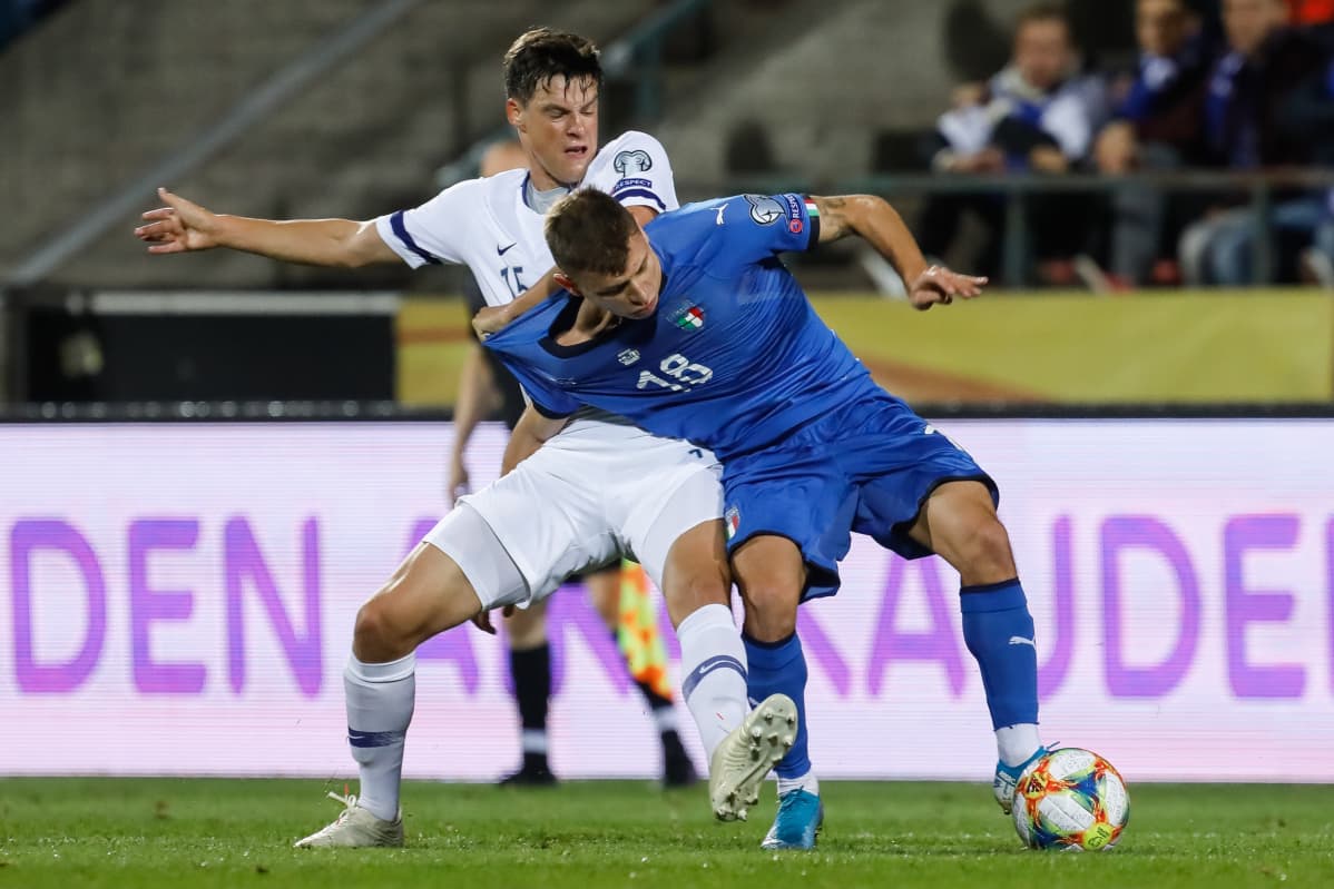 Sauli Väisänen vs Nicolo Barella FIN-ITA 5.9.