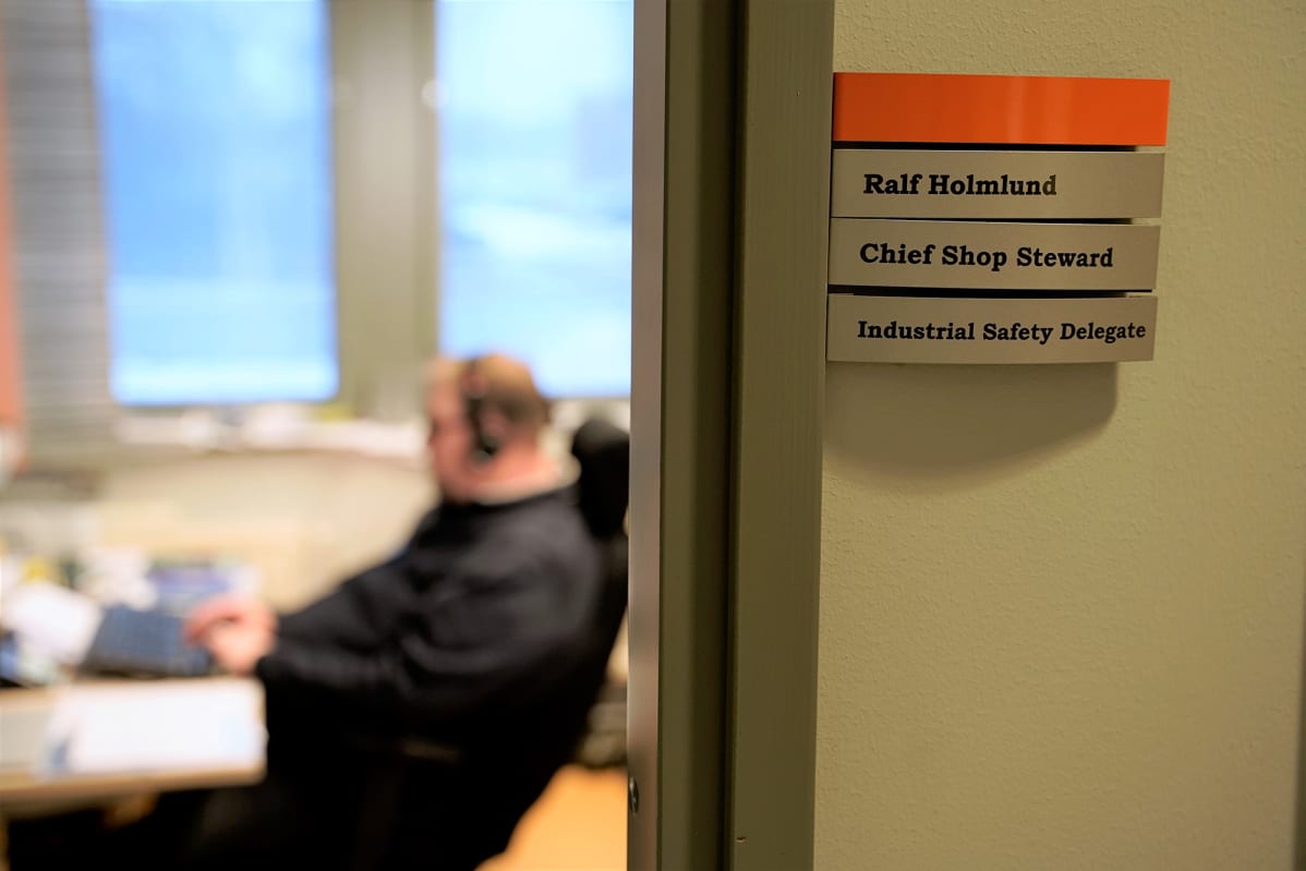 Nimi on siis Ralf Holmlund, pääluottamusmies, Wärtisilä