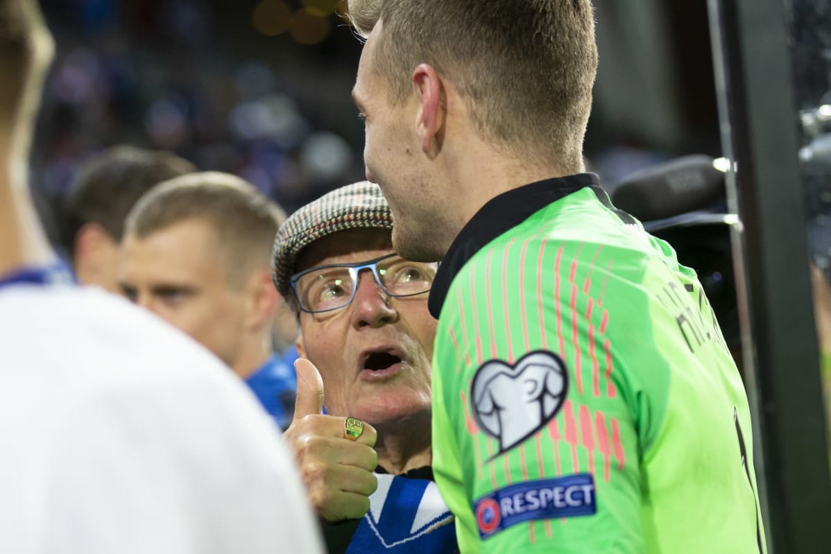 Lukas Hradecky ja Gunnar Yliharju