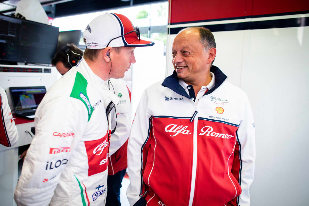 Kimi Räikkönen, Frederic Vasseur
