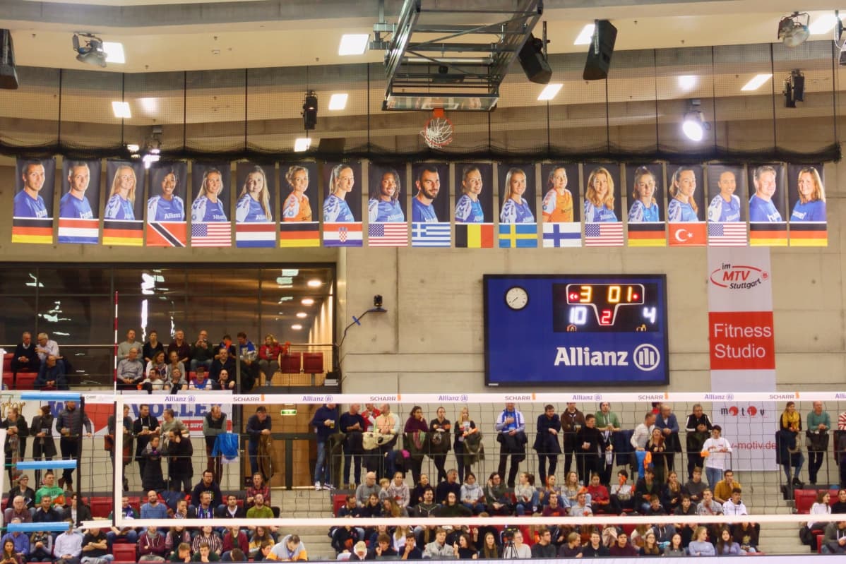 Stuttgart MTV on kansainvälinen joukkue.