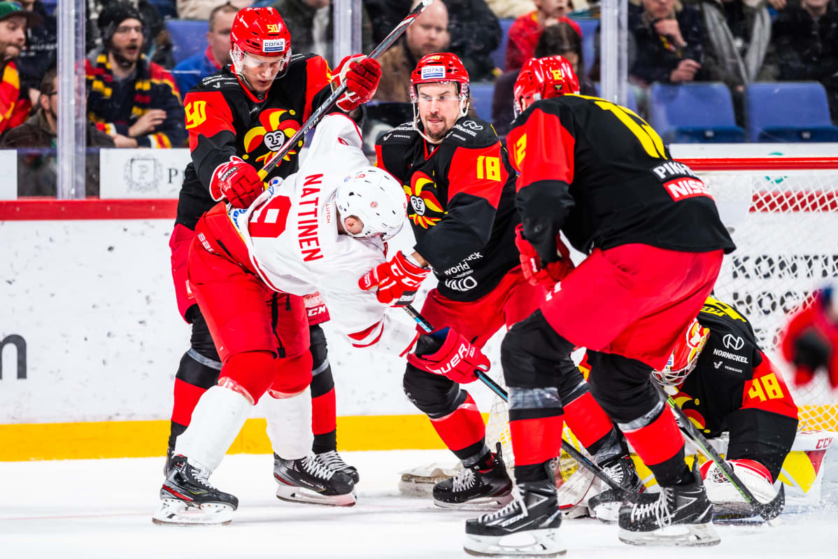 20193012 Jokerit vs HK Vitjatz Sami Lepistö, Joonas Nättinen, Viktor Lööv