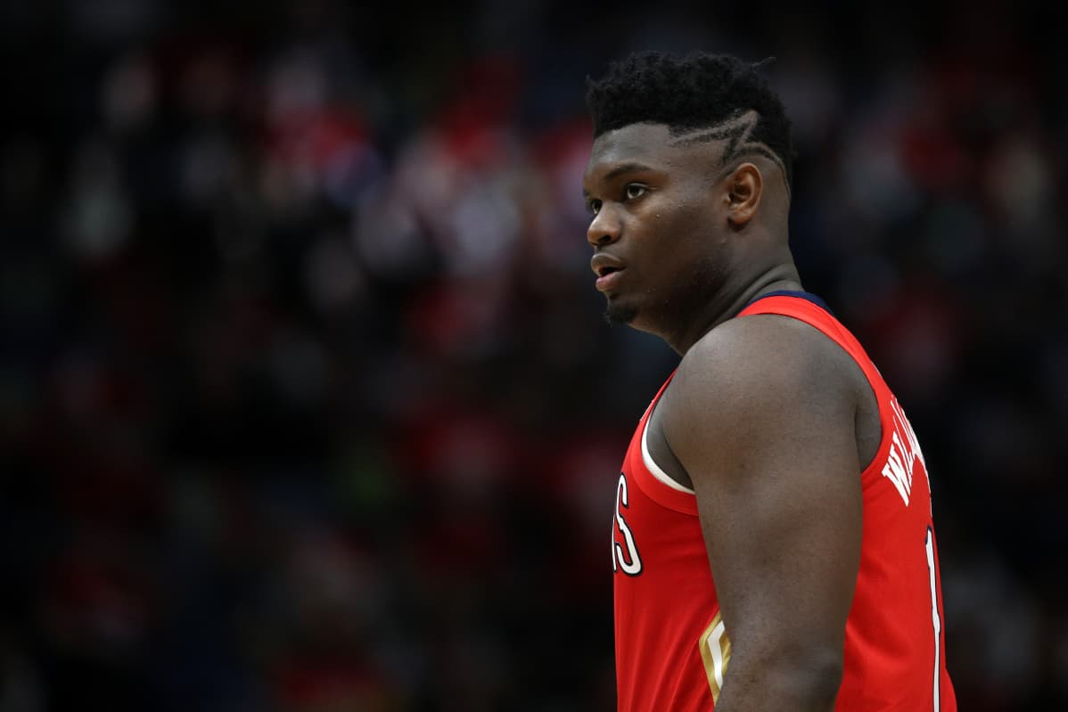 Zion Williamson lähikuvassa.