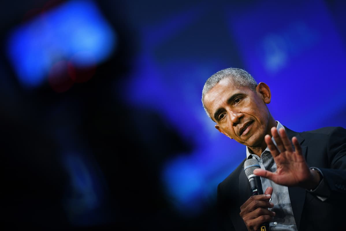 Kuvassa on Barack Obama.
