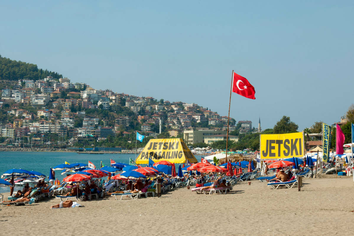 Rantalomailua Turkin Alanyassa