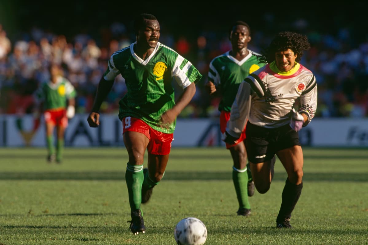 Roger Milla Rene Higuita