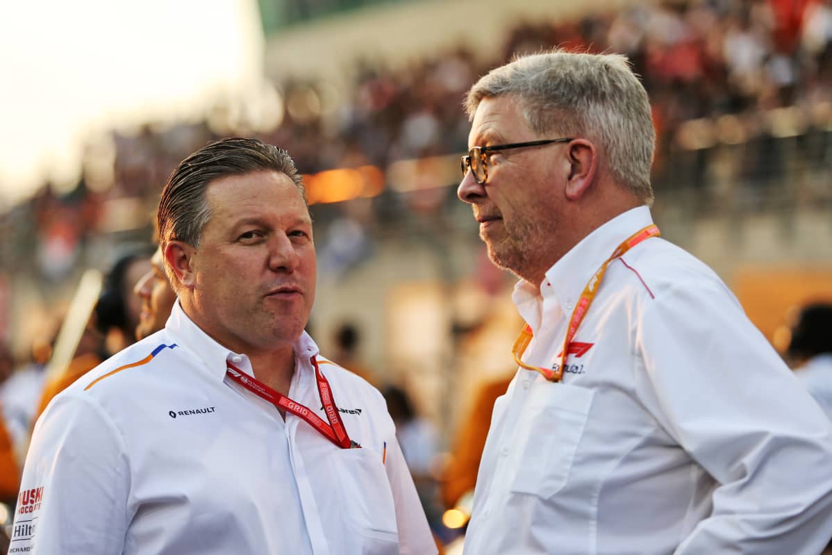Zak Brown, Ross Brawn
