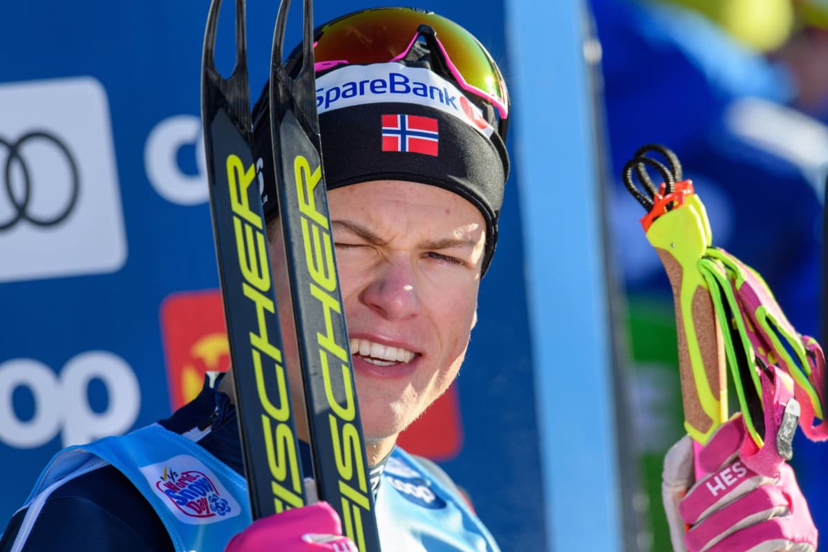Hiihtäjä Johannes Hösflot Kläbo
