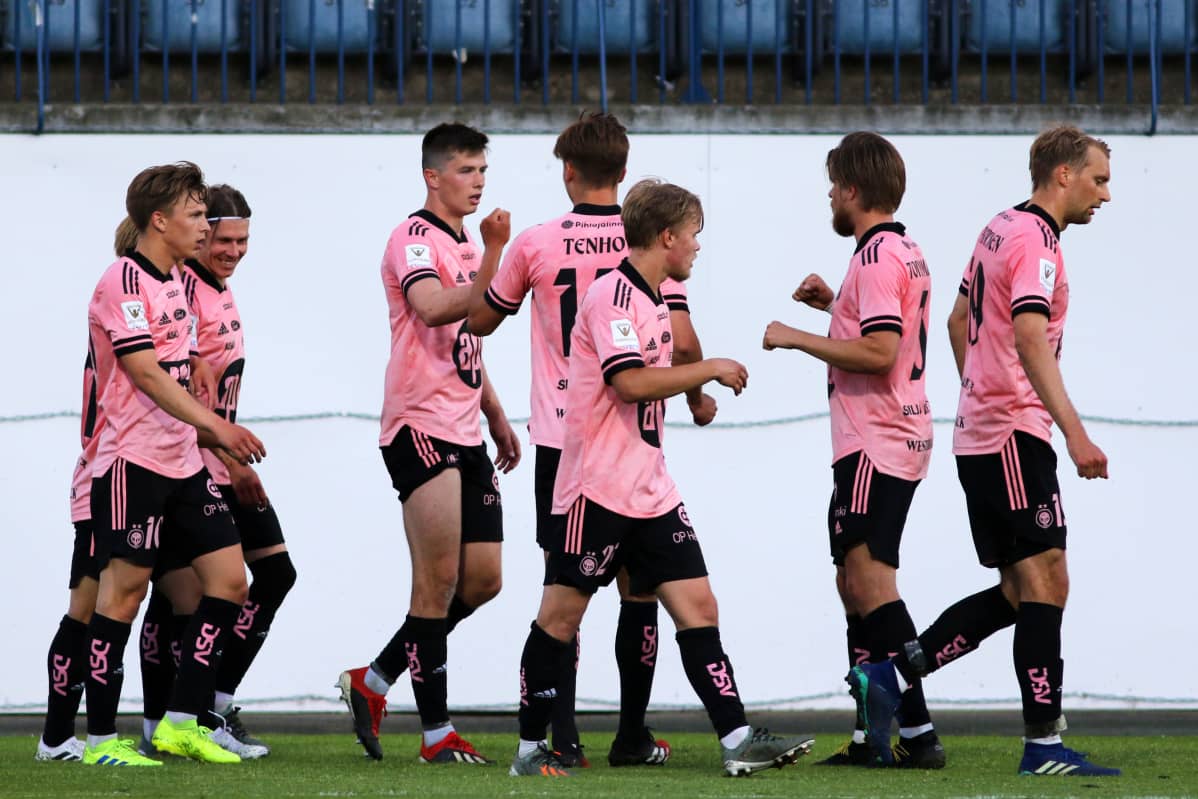 HJK cup-puolivälierässä TPS:aa vastaan 23.6.2020.