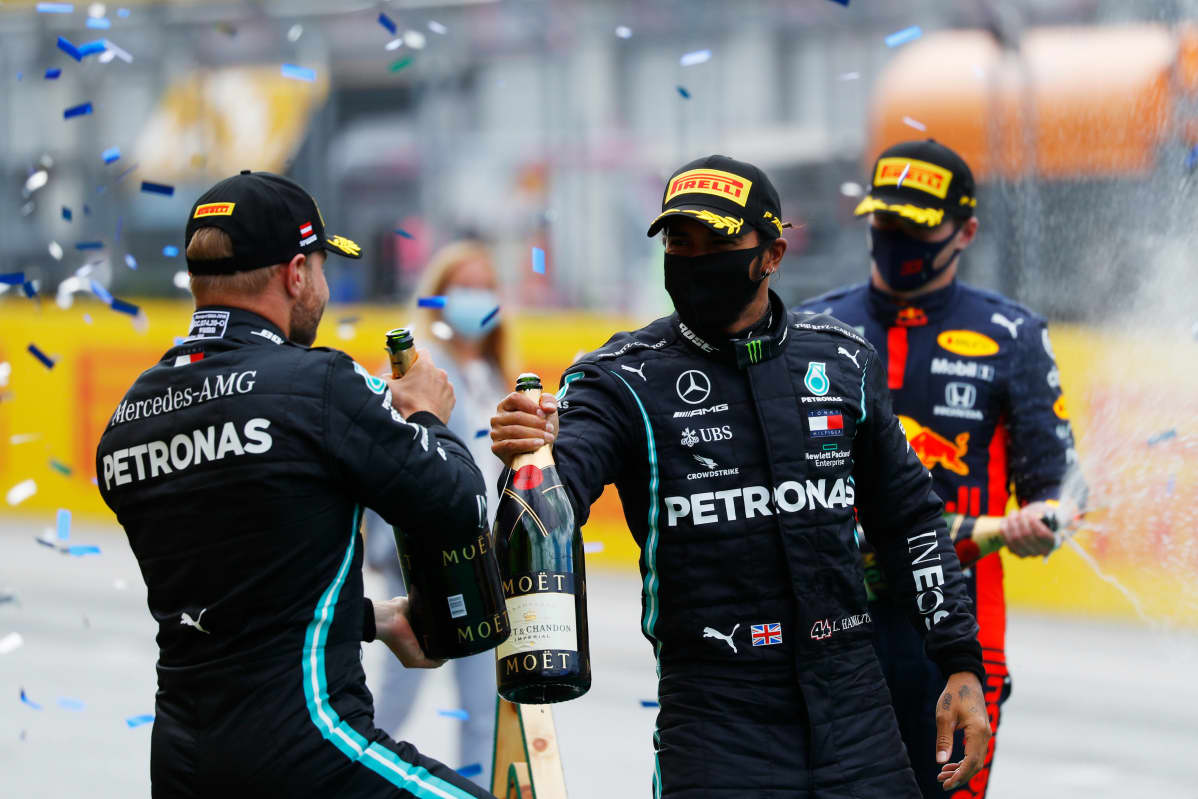 Valtteri Bottas, Lewis Hamilton
