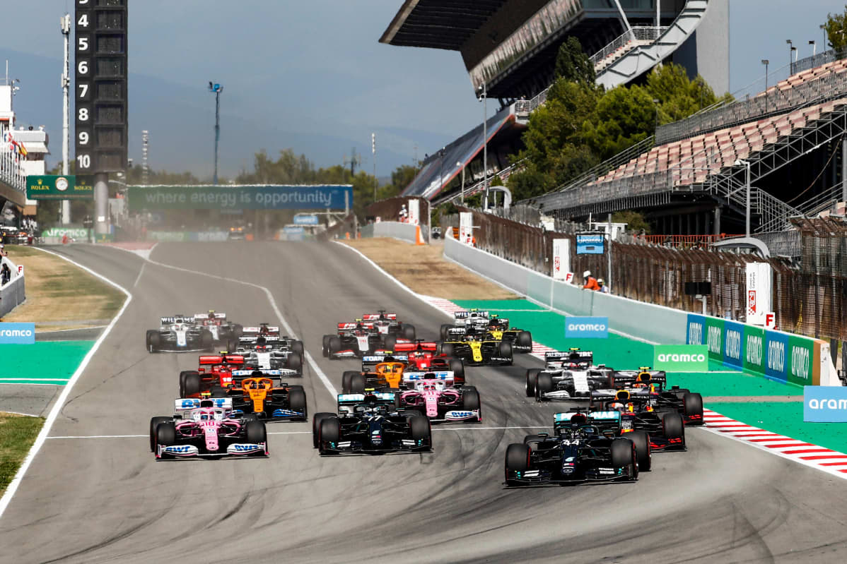 Barcelonan GP:n startti.