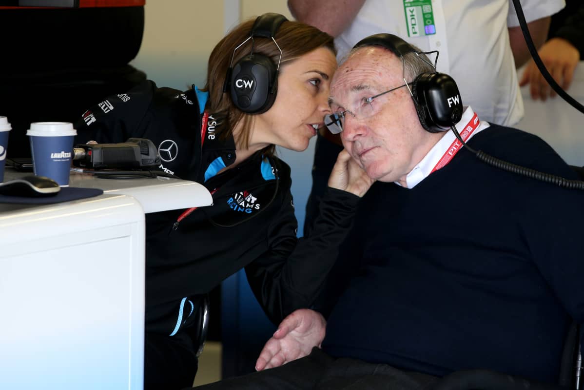 Claire Williams ja Frank Williams 12072019