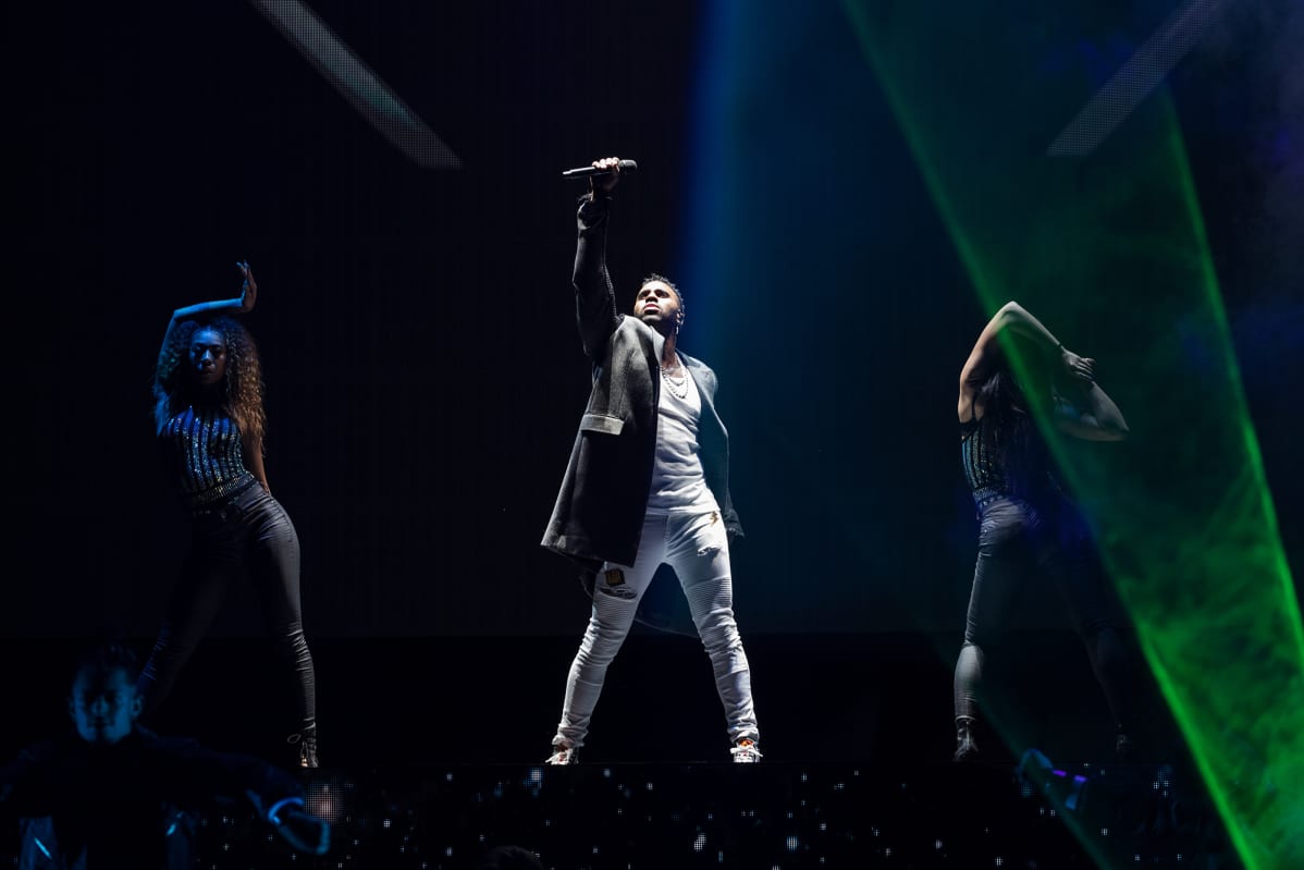 Kuvassa on artisti Jason Derulo vuonna 2019.