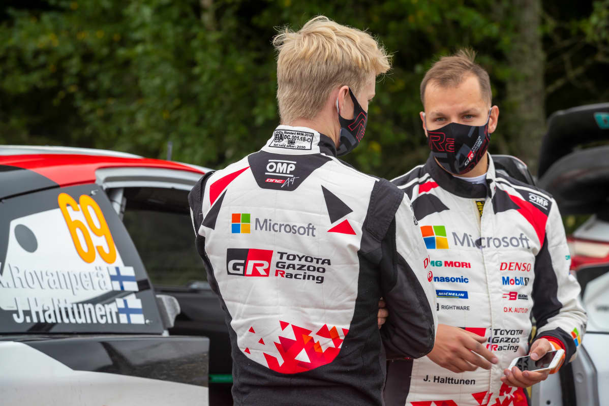 Kalle Rovanperä Jonne Halttunen