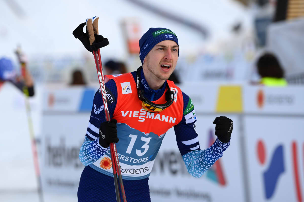 Ilkka Herola palautti Suomen mitalikantaan yhdistetyssä 14 vuoden tauon jälkeen.