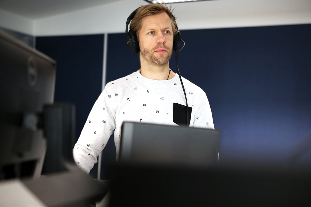 Tomi Kallio Yle Turun radiolähetyksessä.