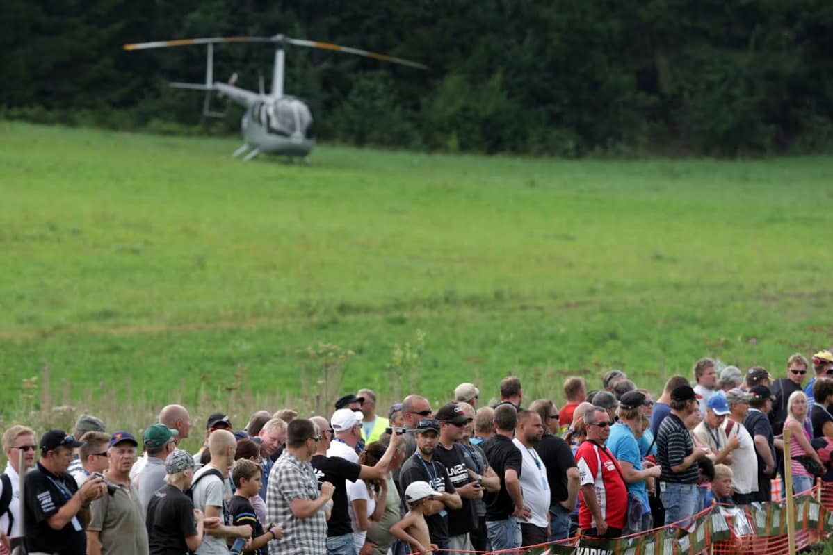 Helikopteri MM-rallissa.