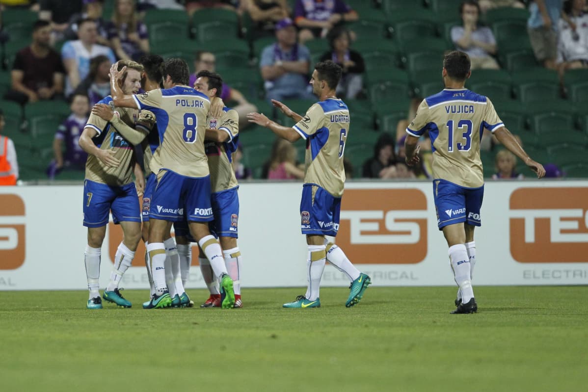Newcastle Jets juhlii maalia.