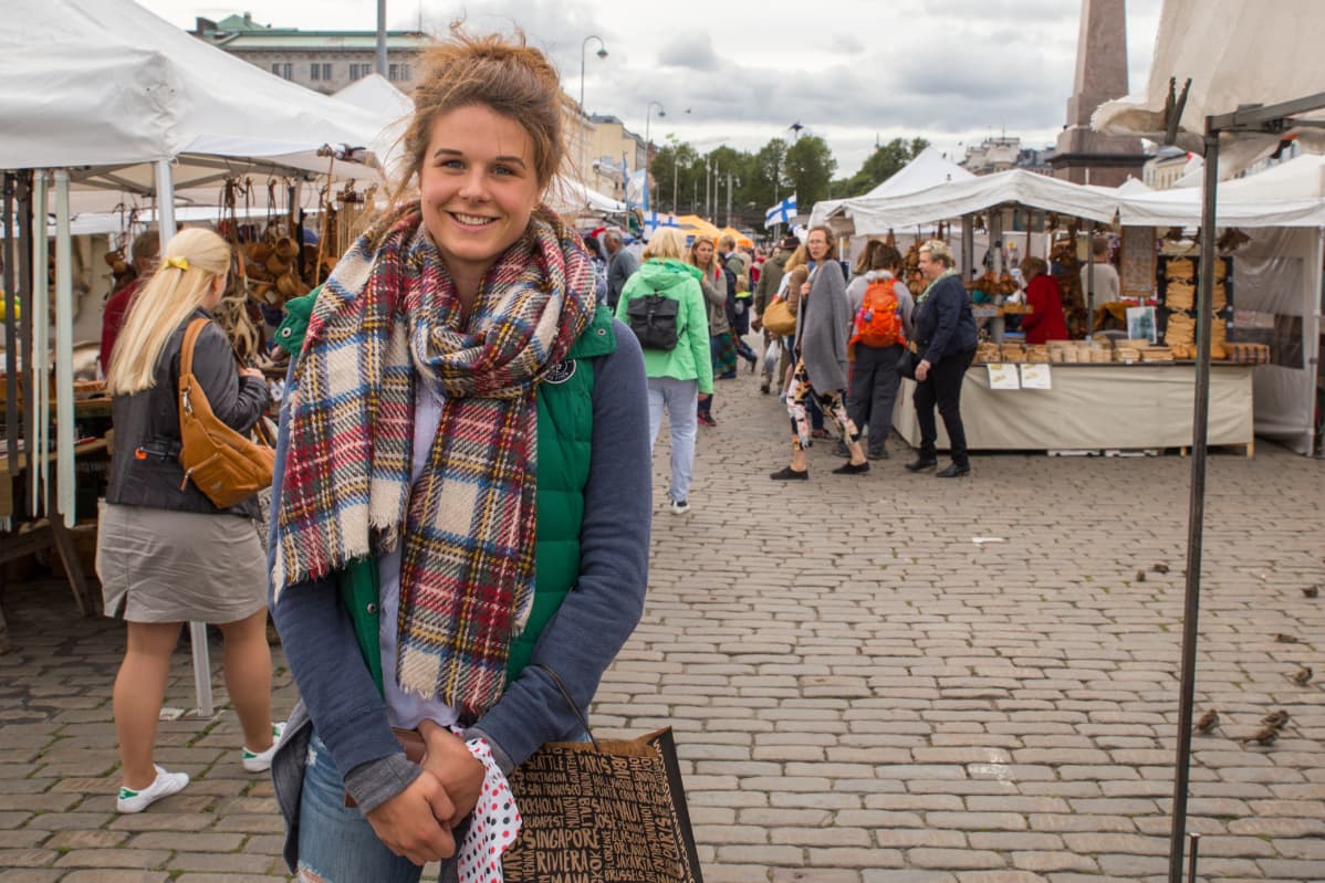 turisti, kauppatori