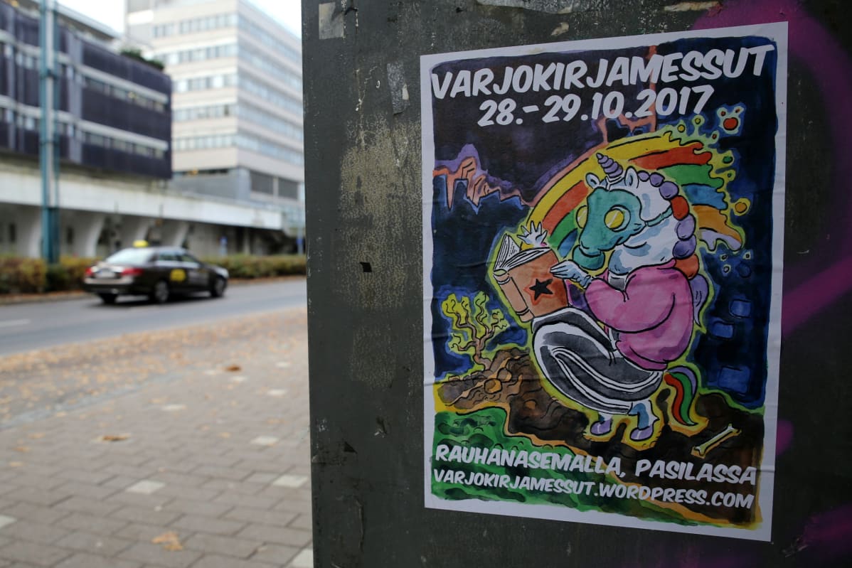 Varjokirjamessut järjestetään Pasilan rauhanasemalla nyt kahdeksatta kertaa.