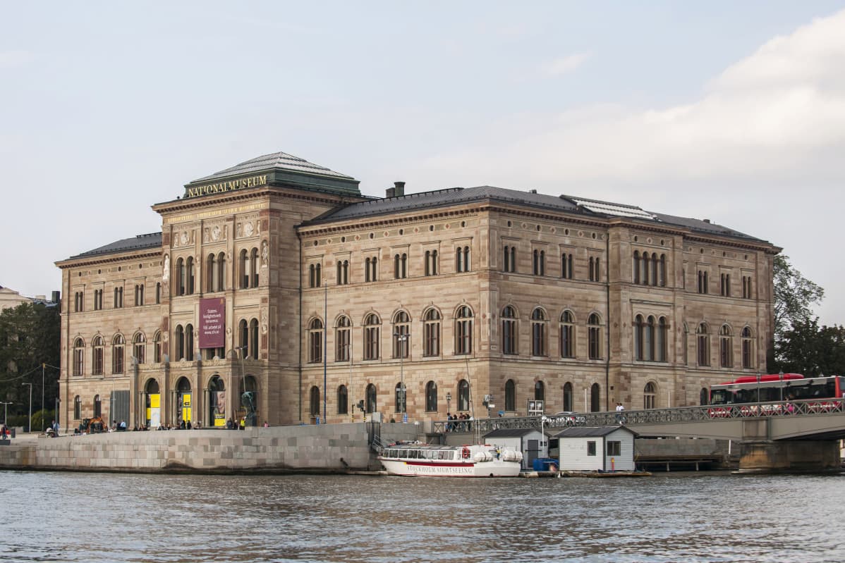 Ruotsin Kansallismuseon rakennus Tukholmassa.