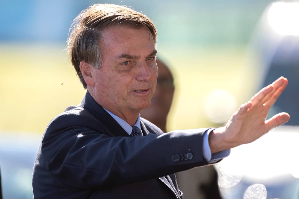 Brasilian presidentti Jair Bolsonaro.