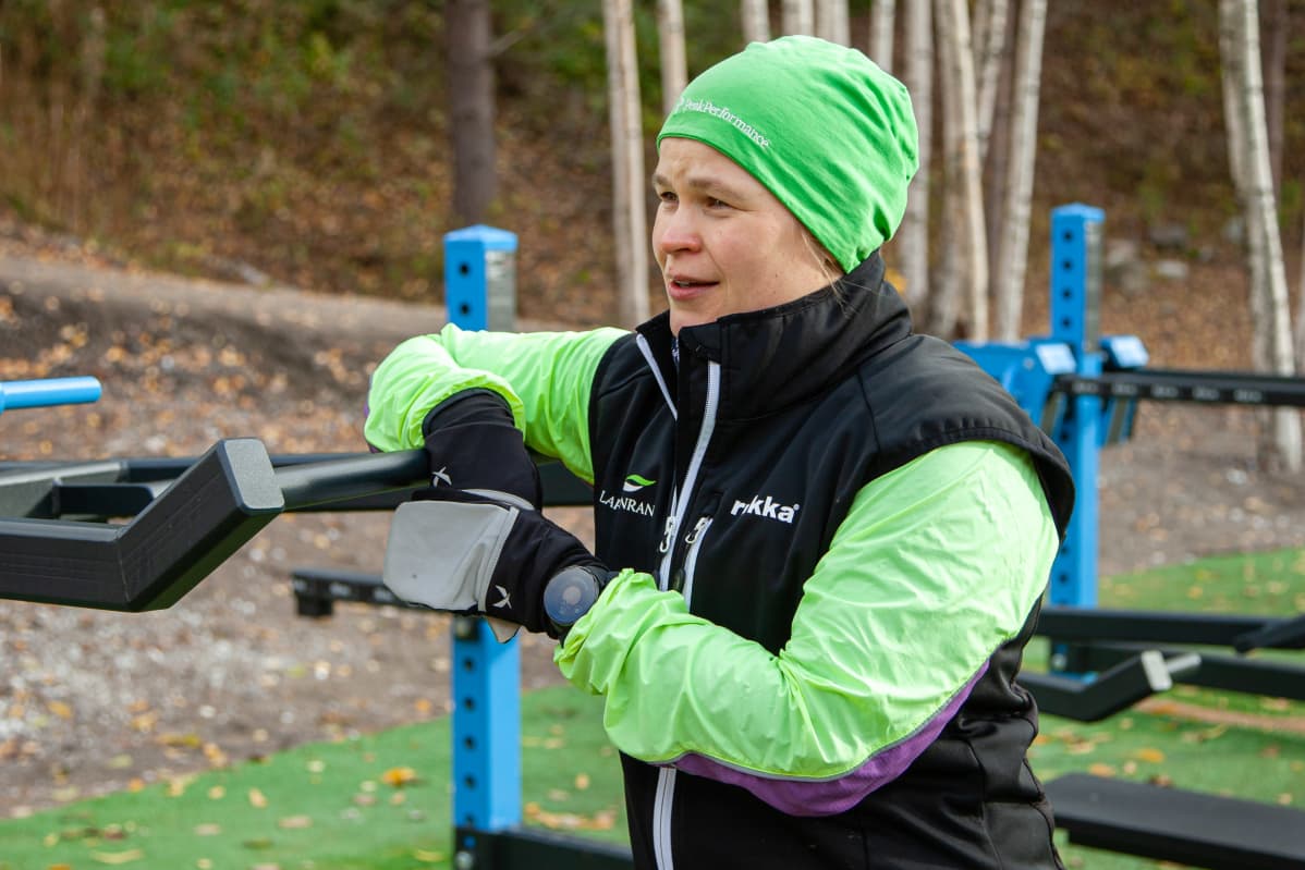 Lappeenrannan kaupungin liikunnanohjaaja Anne Peuhkuri.
