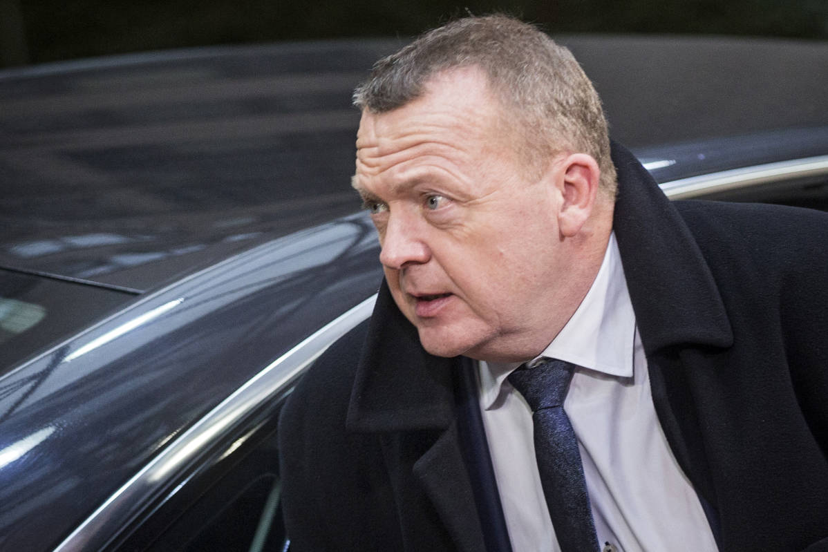 Tanskan pääministeri Lars Løkke Rasmussen