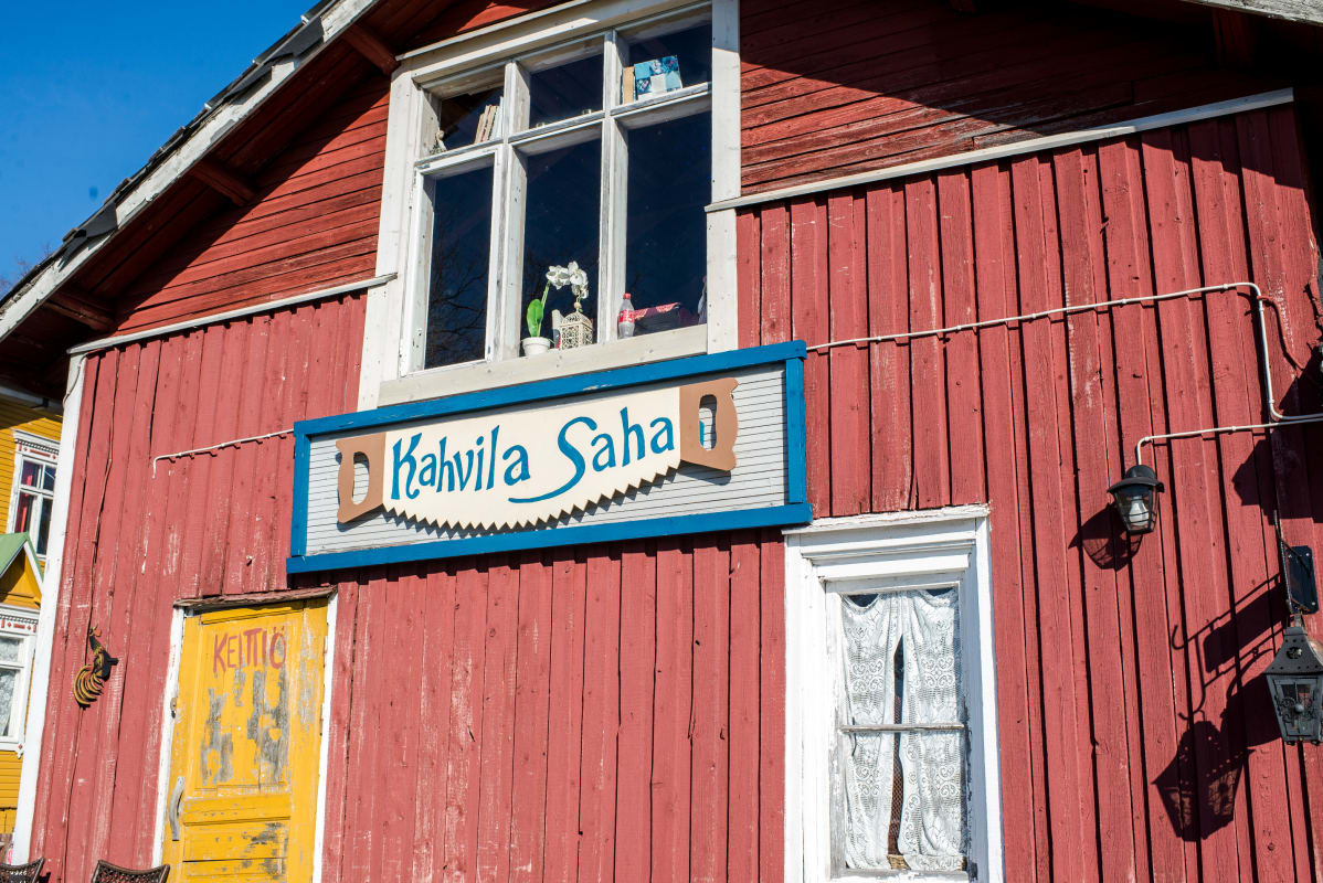Kahvila Sahan logo.