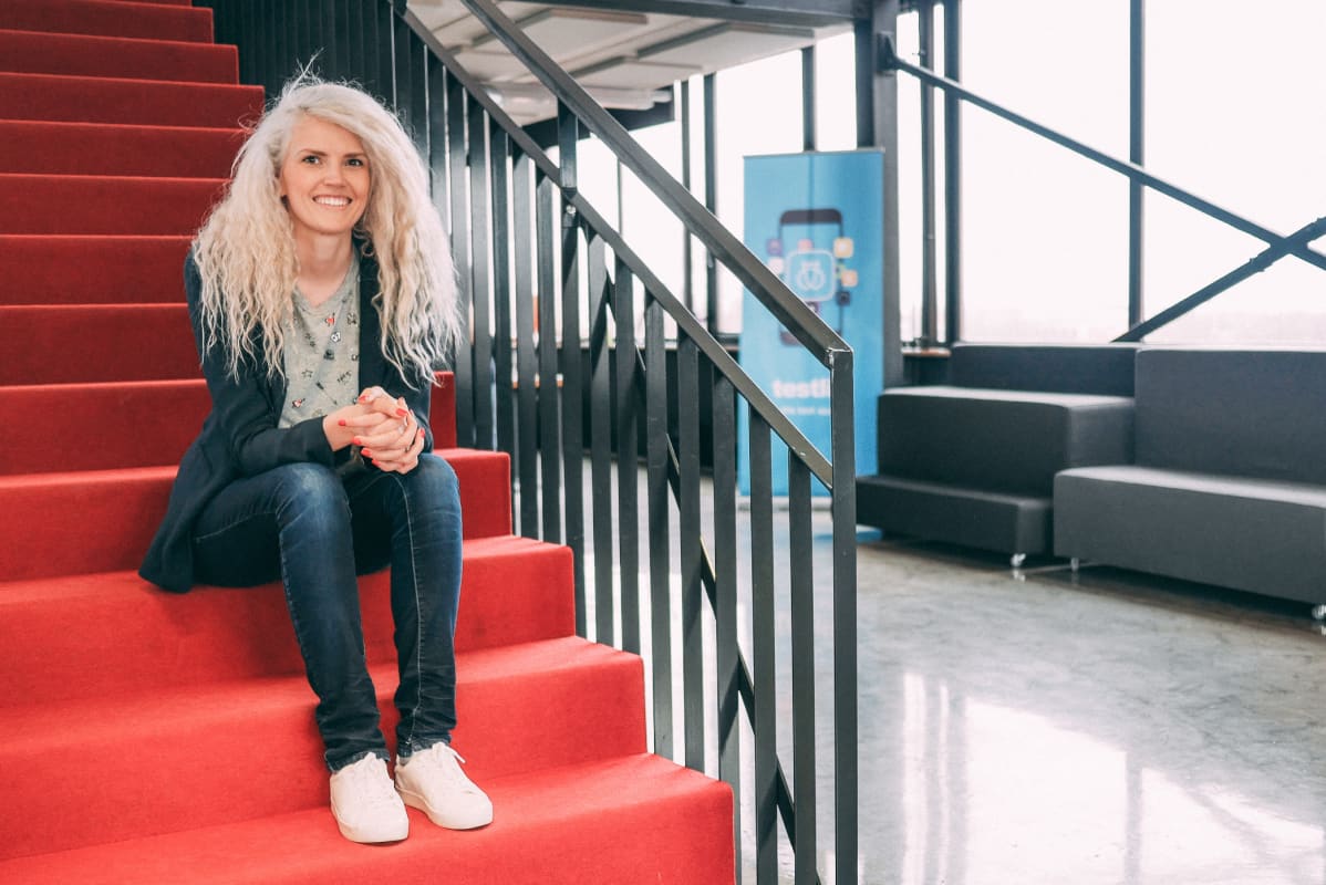 28-vuotias Kristel Kruustük on Testlio -testipalvelun perustaja.
