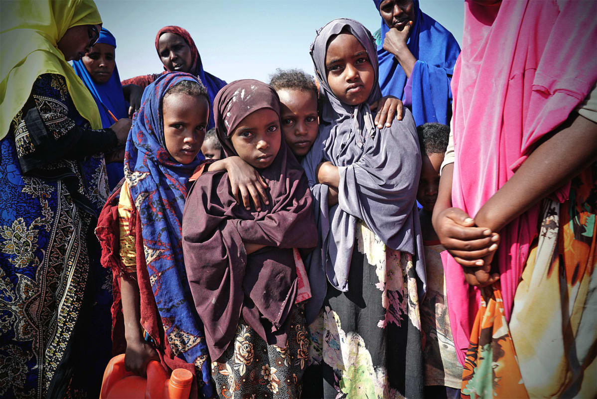 Tyttöjä Somalimaassa
