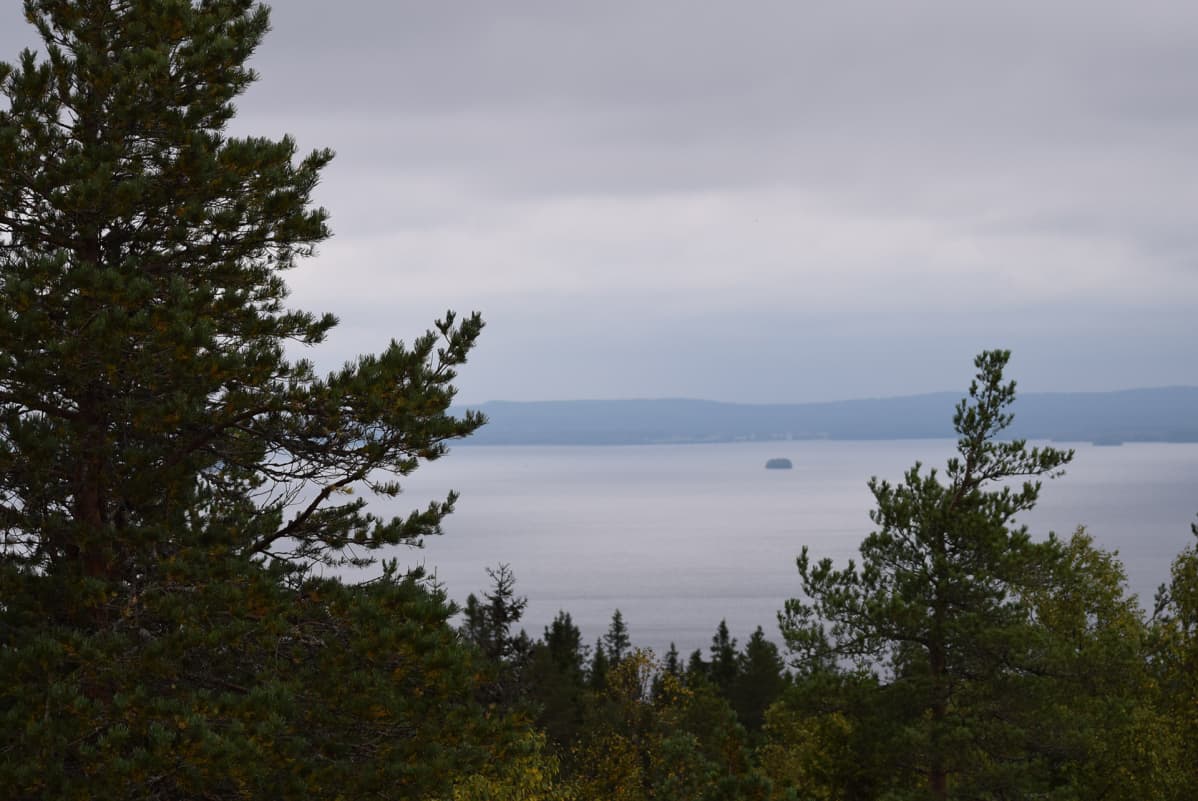 Sotkamon Jormasjärvi Vuokatin vaaralta.