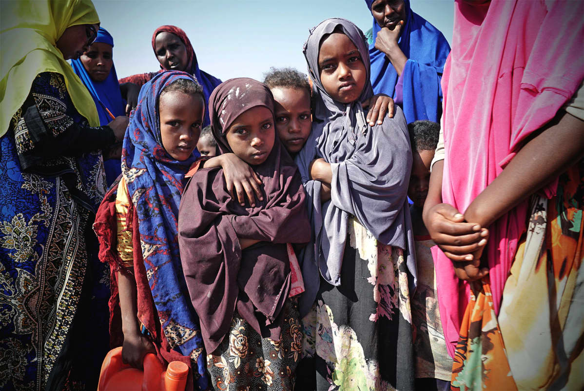 Tyttöjä Somalimaassa