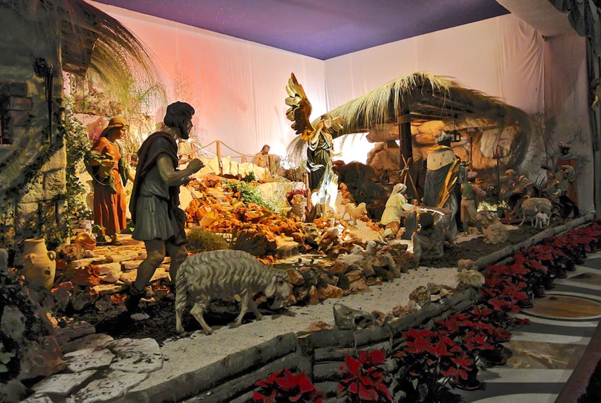 Italialainen presepio jouluseimi.