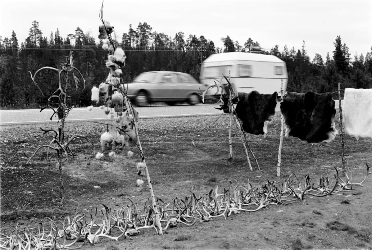 Saamelaismuseo Siidan valokuva 60- tai 70-luvulta.