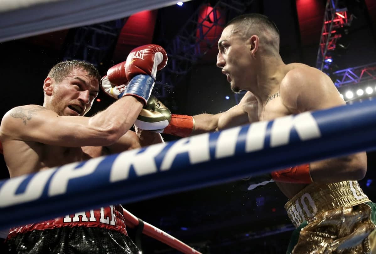 Edis Tatli ja Teofimo Lopez kuvassa