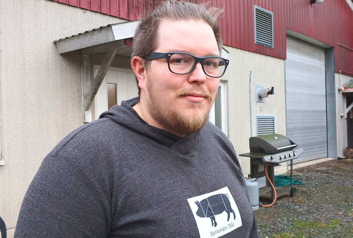Sikayrittäjä Juho Riuttamäki Huittisista.