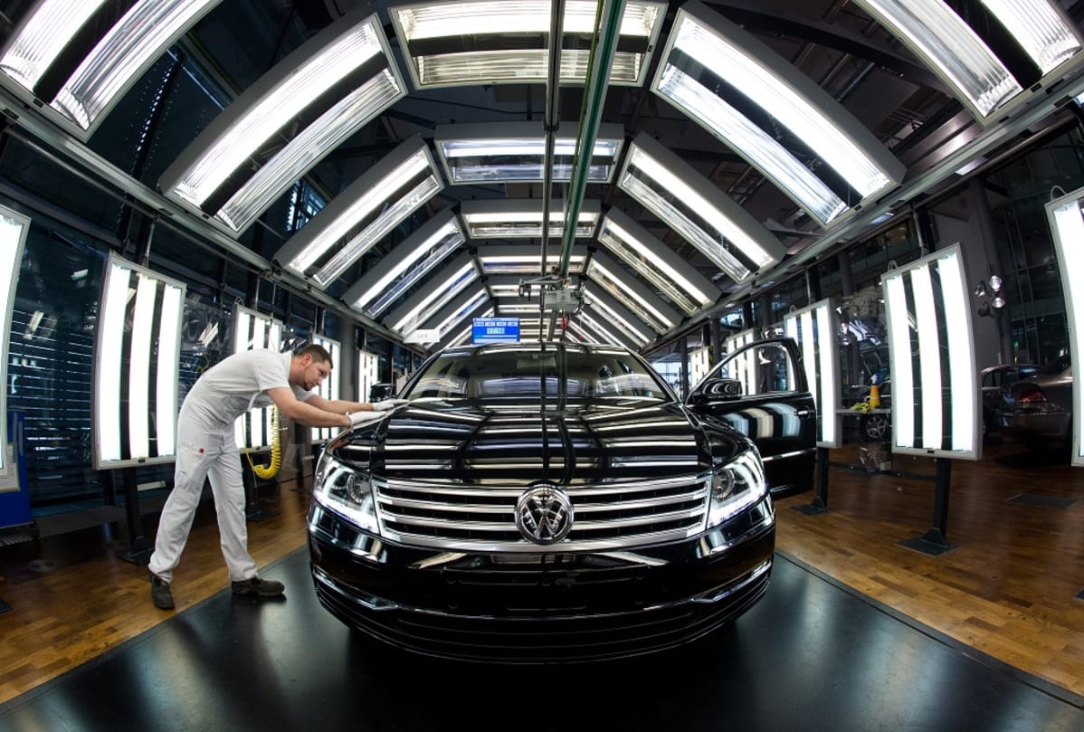 Volkswagen tehtaalla