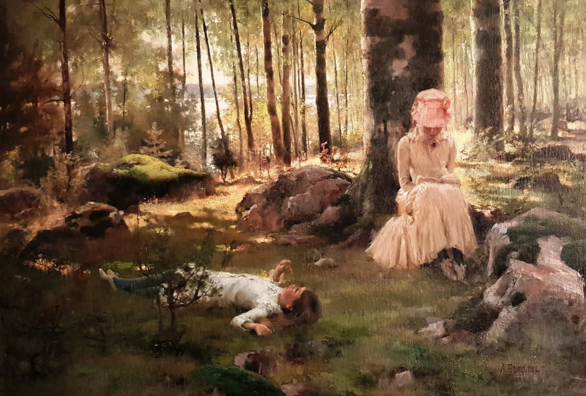 Koivujen alla, 1882