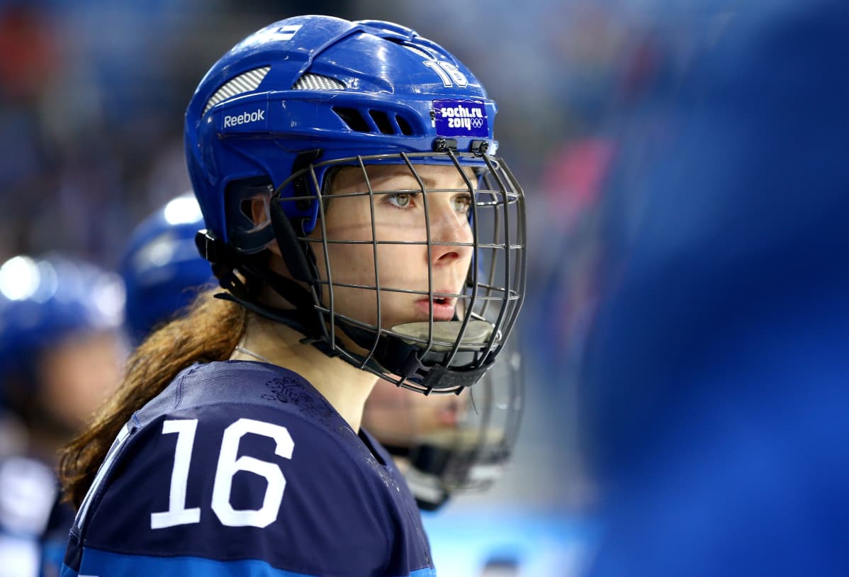 Vilma Tanskanen Sotshin olympialaisissa 2014.