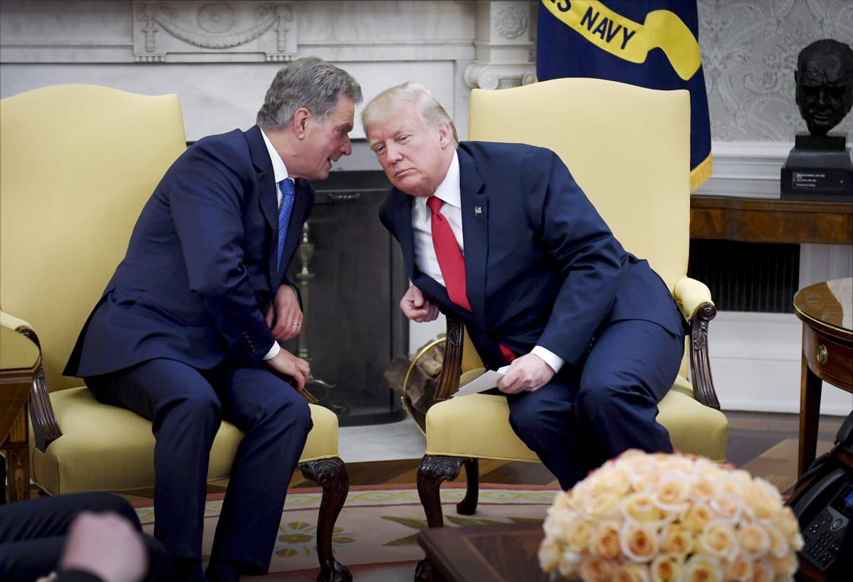 Donald Trump ja Sauli Niinistö.