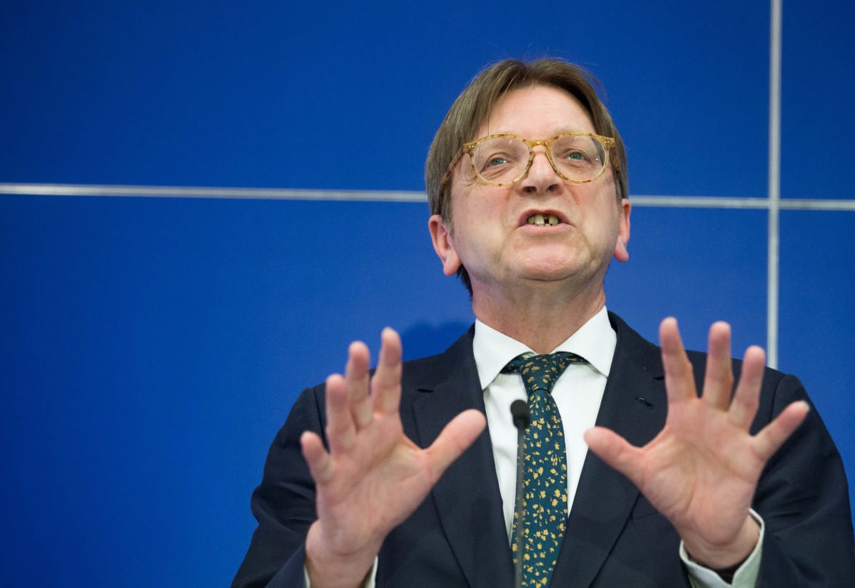 EU-parlamentin Brexit-koordinaattori on Guy Verhofstadt.