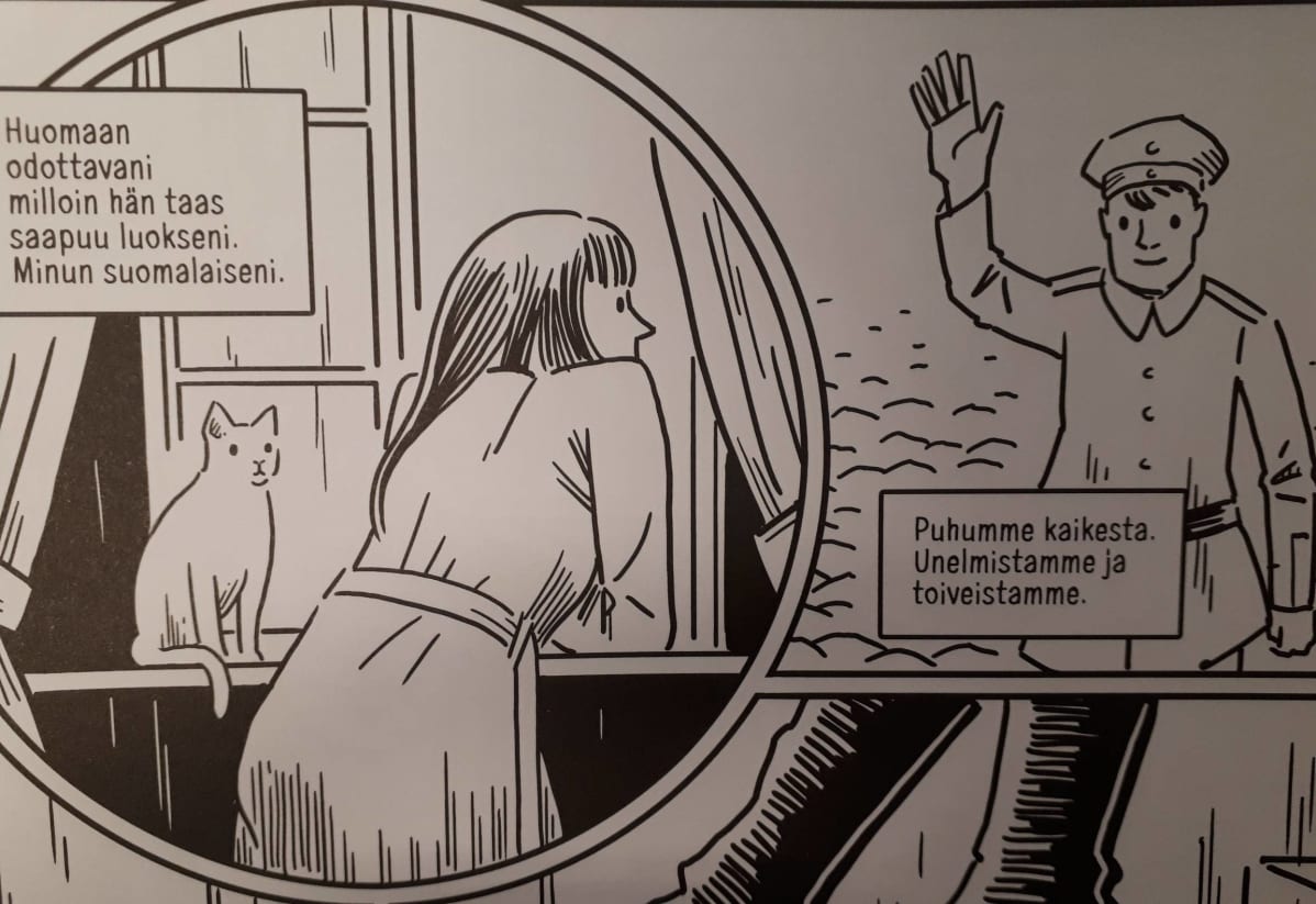 Mika Lietzénin sarjakuvakirjasta Jääkärit - Viisi kertomusta.
