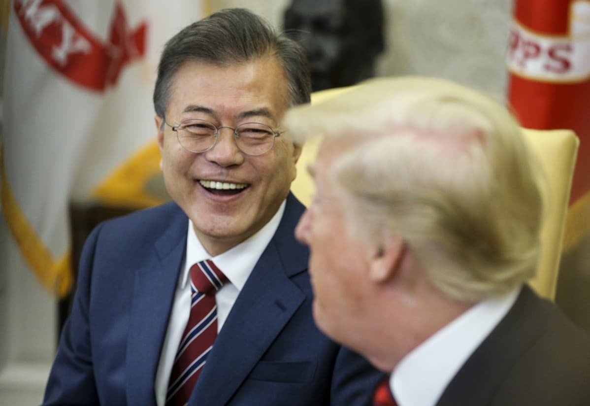 Etelä-Korean presidentti Moon Jae-in